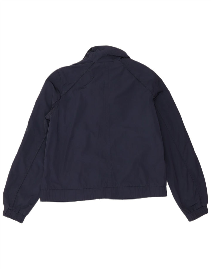 Tommy Hilfiger Dame Bomber Jacket UK 14 Medium Navy Blue Polyester