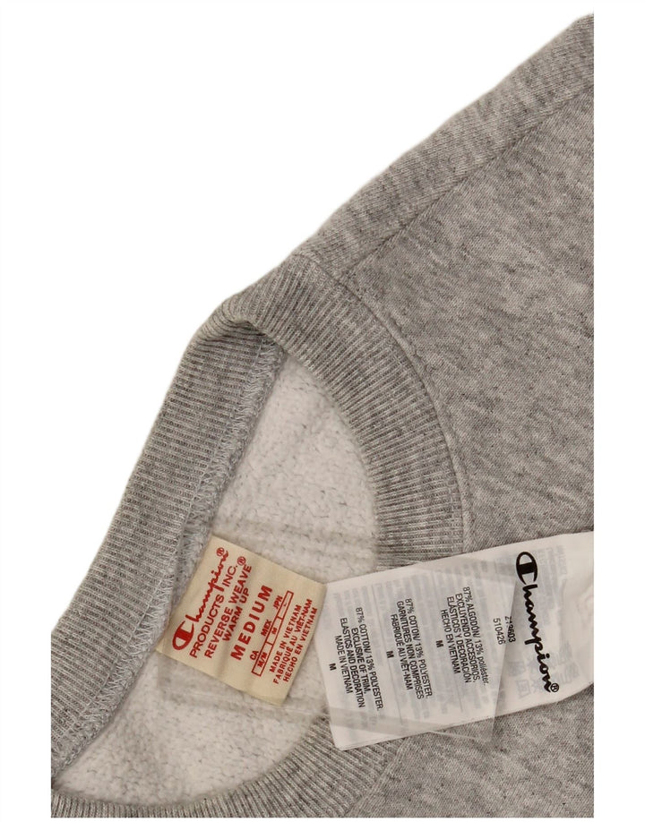Champion Herre Sweatshirt Jumper Medium Grå Bomuld
