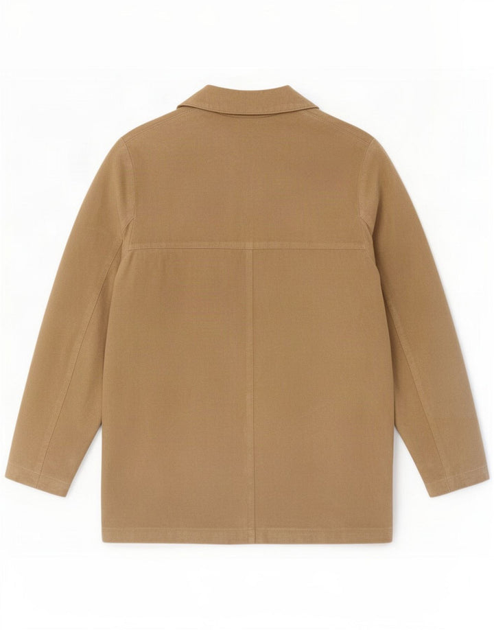 Chaqueta de ante vintage para mujer IT 40 Small Cuero beige