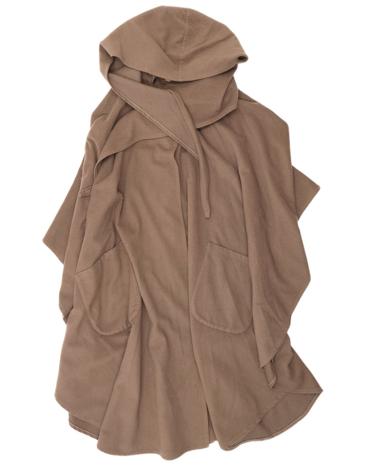 Jimmy Hourihan Damen Poncho-Mantel, Einheitsgröße, braune Wolle
