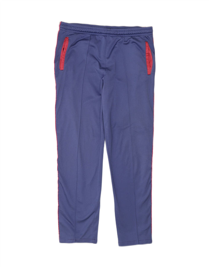 ASICS Mens Graphic Full Tracksuit Medium  Blue Striped