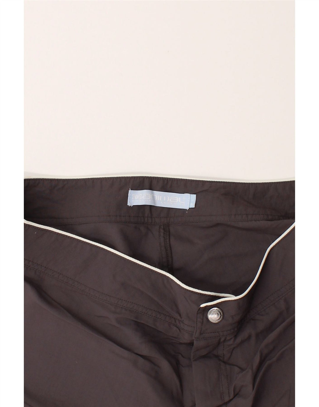 ANIMAL Womens Swimming Shorts Large Grey Polyamide Vintage Animal and Second-Hand Animal from Messina Hembry 