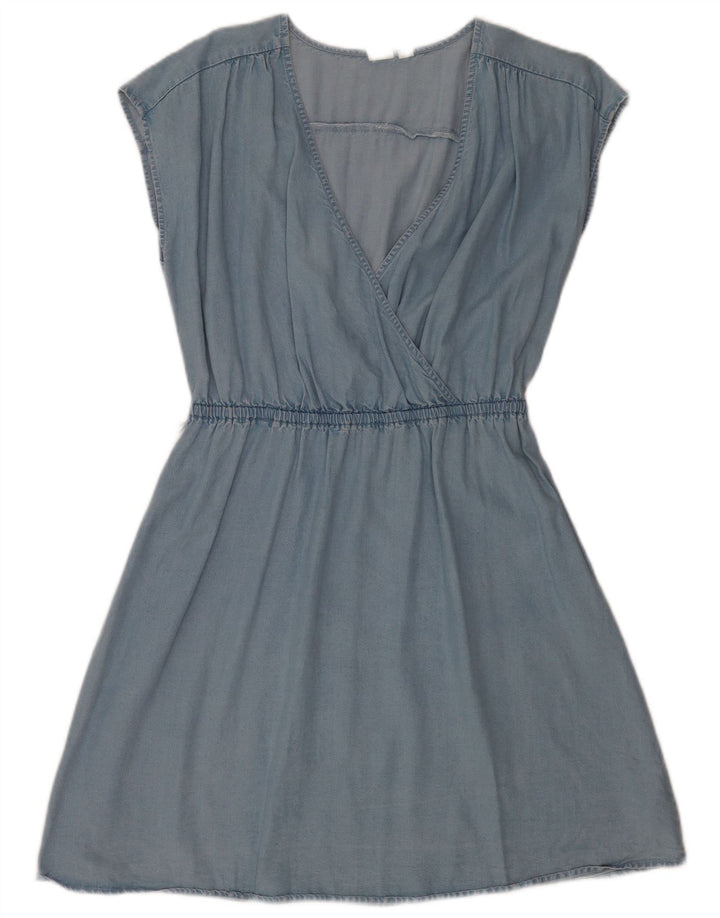 Gap Womens Oversized Denim Dress UK 10 Small Blue Lyocell