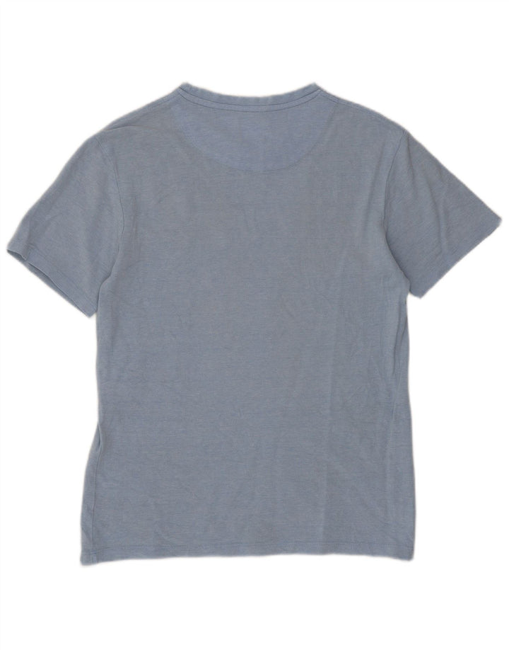 Zara Herren T-Shirt Top Small Blau