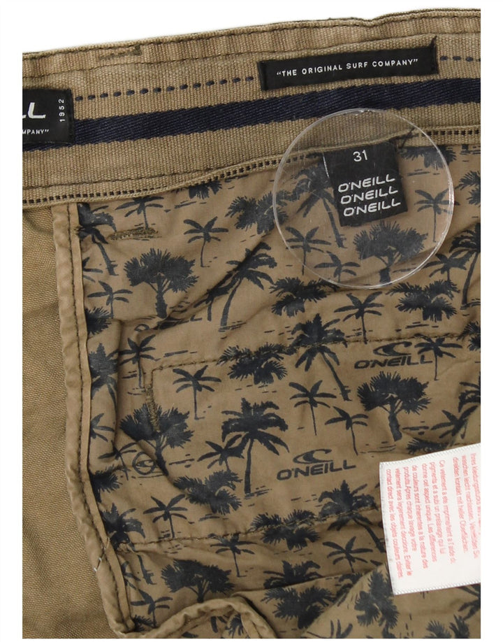 O'NEILL Mens Cargo Shorts W31 Medium Green Camouflage