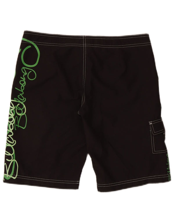 Pantaloncini da bagno grafici da uomo Billabong, poliestere nero medio