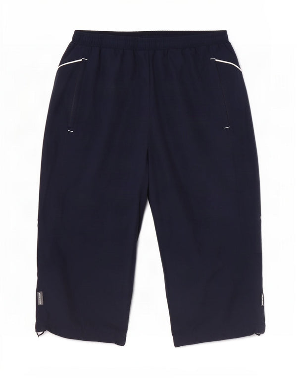 Reebok Mens Capri tréningruha nadrág kis sötétkék poliészter