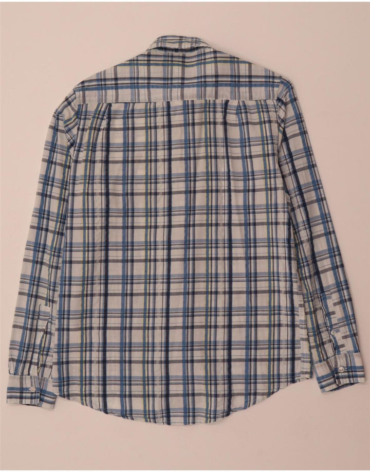 U.S. POLO ASSN. Mens Shirt Small Blue Check Cotton