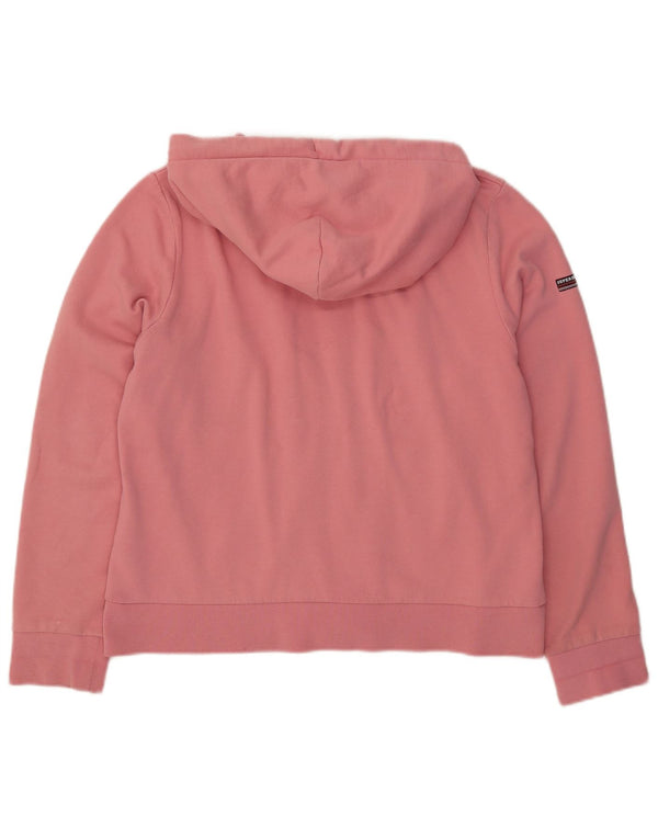 Superdry hættetrøje til kvinder med lynlås UK 16 Large Pink Bomuld