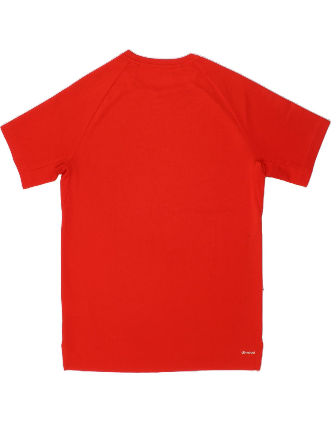 ADIDAS Boys Climacool T-Shirt Top 13-14 Years Red Polyester Vintage Adidas and Second-Hand Adidas from Messina Hembry 