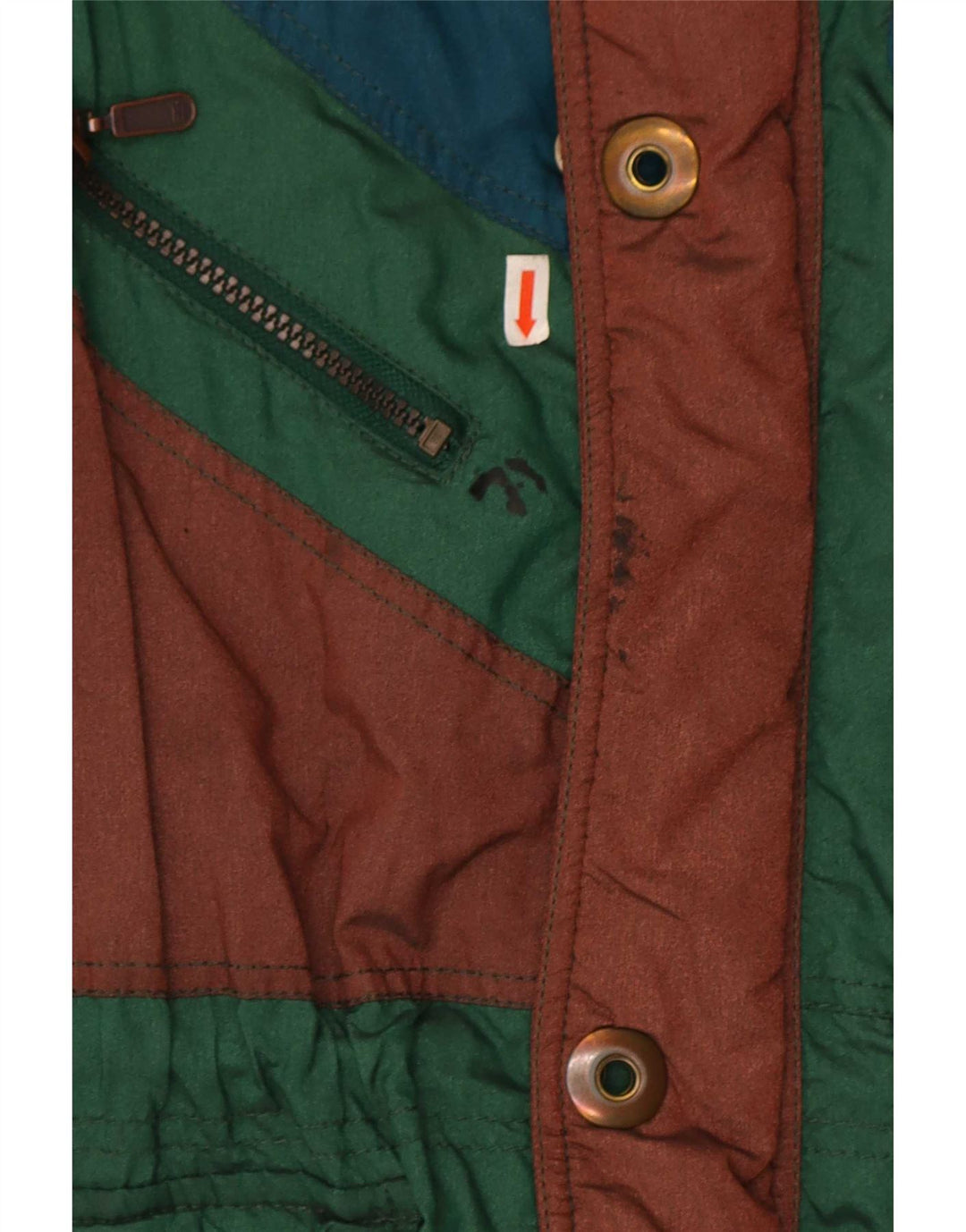 Giacca da sci da uomo Silvy IT 52 XL Verde Colourblock Poliestere