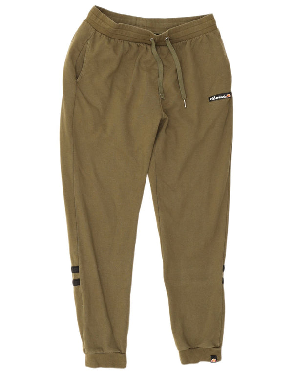 Pantaloni da tuta da donna Ellesse Joggers UK 18 XL Cotone color block kaki