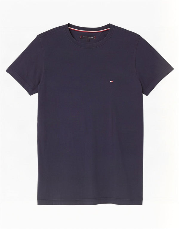 Tommy Hilfiger Mens T-Shirt Top Small Navy Blue Cotton