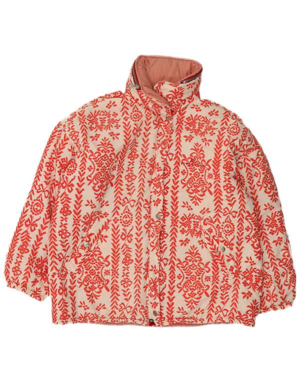 Jachetă reversibilă cu glugă supradimensionată Belfe & Womens IT 42 Medium Red Floral