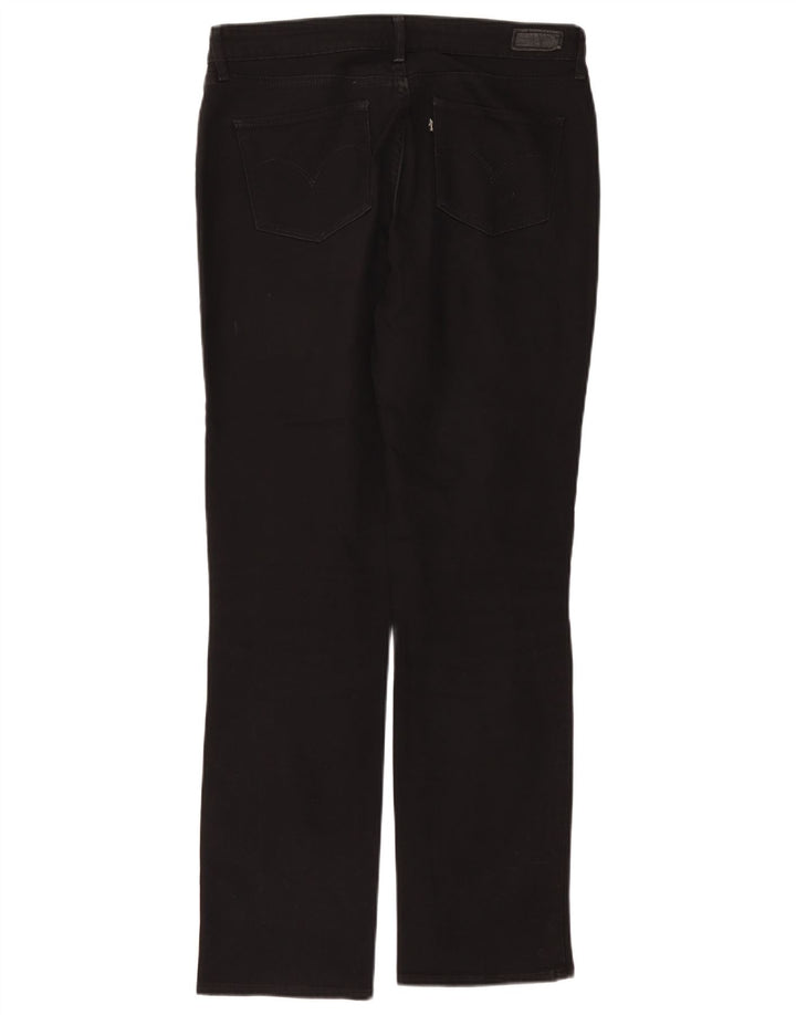 Levi's Womens Straight Casual Trousers W34 L31 Black