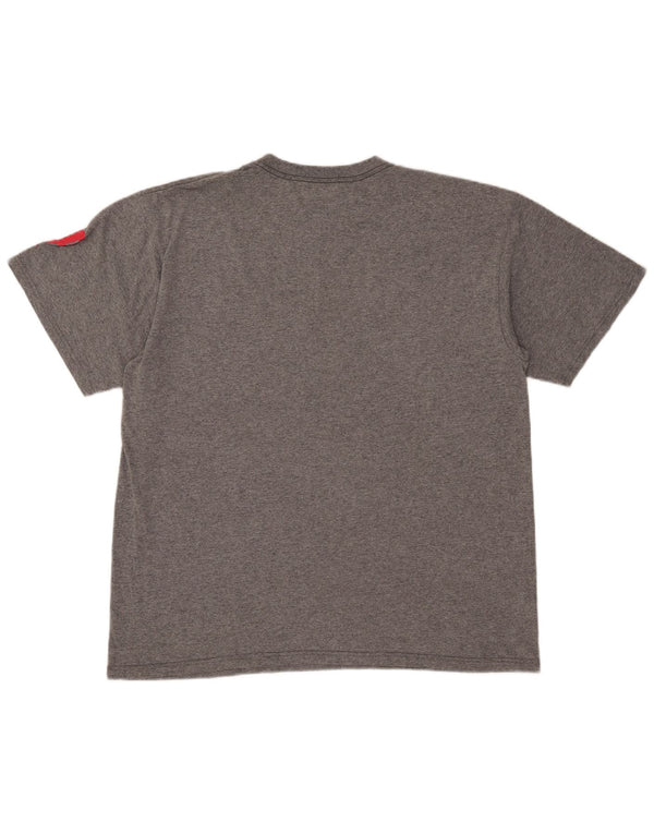 T-shirt grafica da uomo Nike Philadelphia Phillies, taglia grande, in cotone grigio