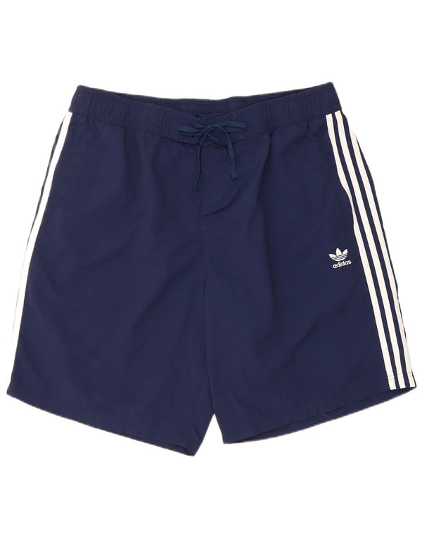 Adidas Short de bain homme XL bleu marine polyester