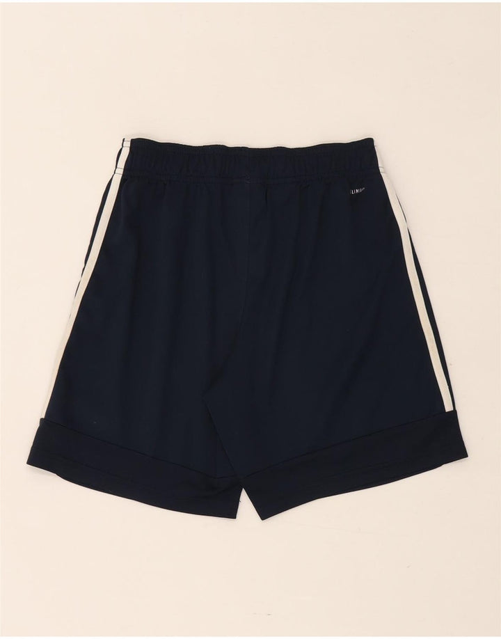 Nike Boys Climalite Sport Shorts 11-12 Years Navy Blue Polyester