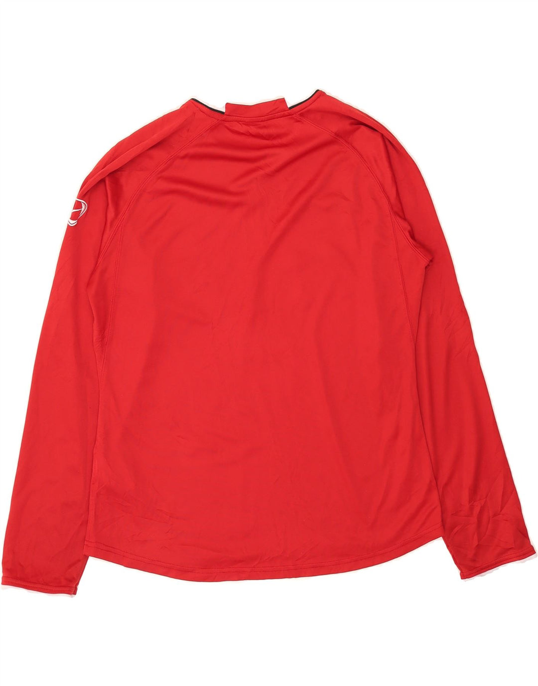 NIKE Boys Graphic Top Long Sleeve 15-16 Years XL Red Polyester Vintage Nike and Second-Hand Nike from Messina Hembry 