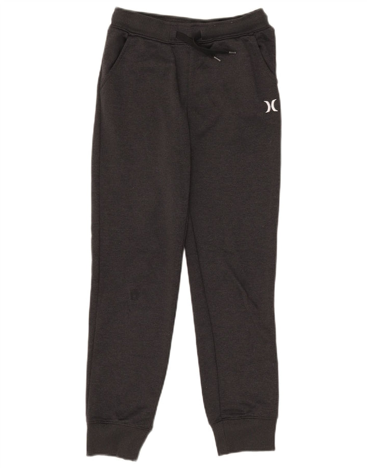 Hurley Boys Tracksuit Trousers Joggers 10-11 Years Medium Grey Polyester