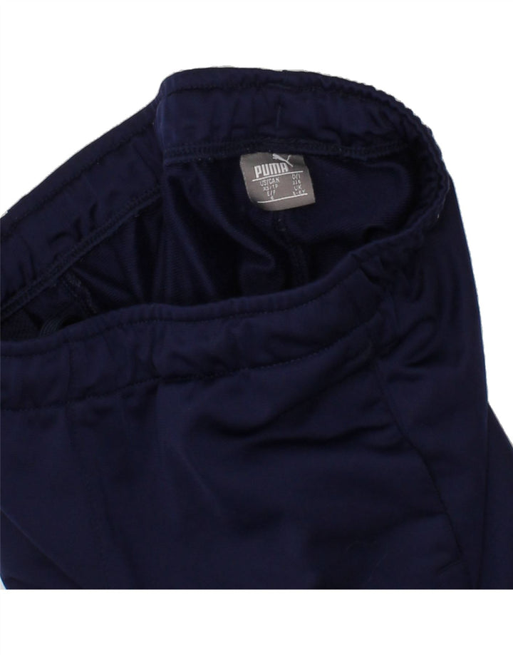 PUMA Boys Tracksuit Trousers 5-6 Years Navy Blue Polyester Vintage Puma and Second-Hand Puma from Messina Hembry 