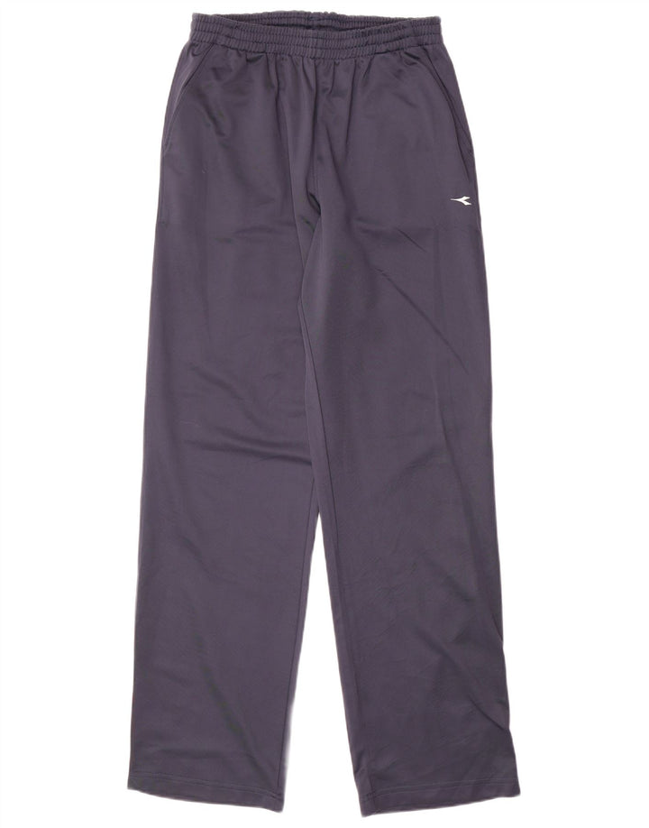 DIADORA Mens Tracksuit Trousers Medium Navy Blue Polyester