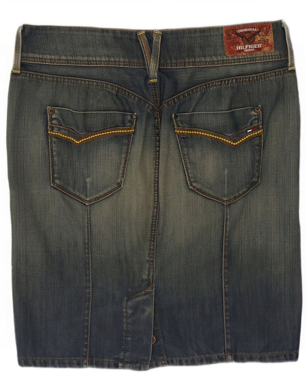 Tommy Hilfiger Dame Sonora Denim Nederdel Medium W34 Blå Bomuld