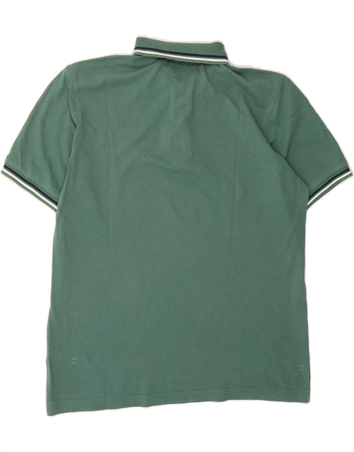 KAPPA Mens Polo Shirt Large Green Cotton Vintage Kappa and Second-Hand Kappa from Messina Hembry 