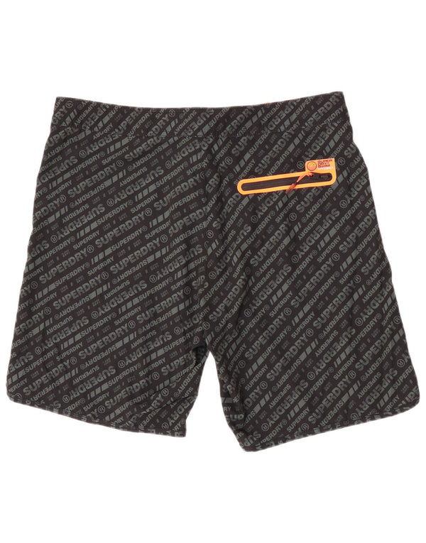 Superdry Herre grafiske almindelige svømmeshorts XL sort polyester