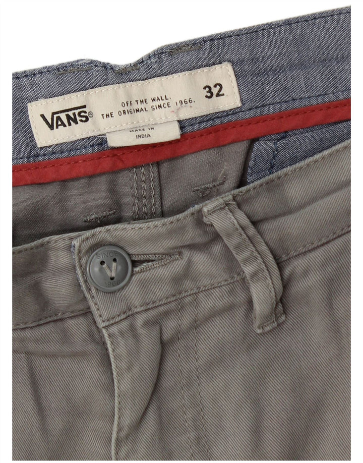 Vans Mens Chino Shorts W32 Medium Grey Cotton