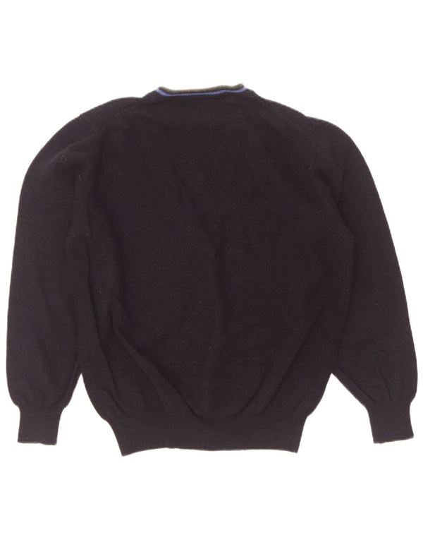 Pulover cu gât țestoasă pentru femei Fred Perry UK 16 mare, lână bleumarin