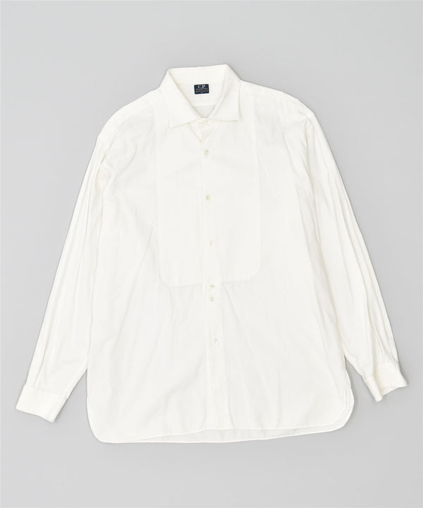C.P. COLLECTION Mens Shirt Size 43 Large White Cotton Vintage