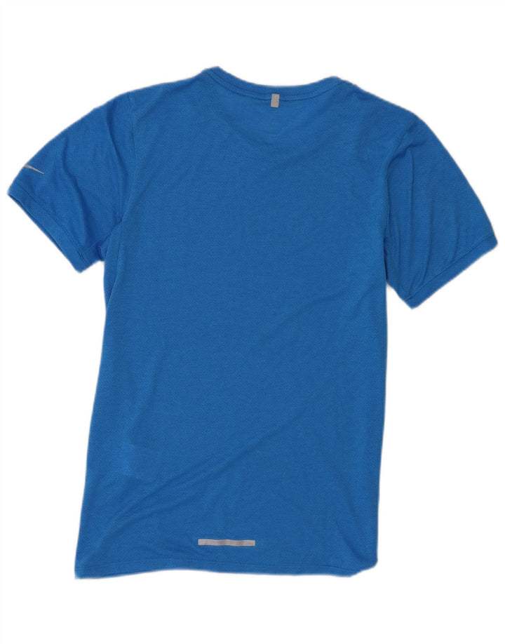 Nike Mens Dri Fit T-Shirt Top Small Blue Polyester