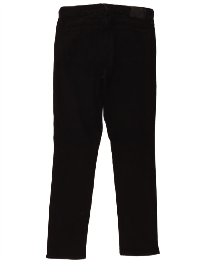 Levi's Womens 712 Slim Jeans W31 L30 Black Cotton