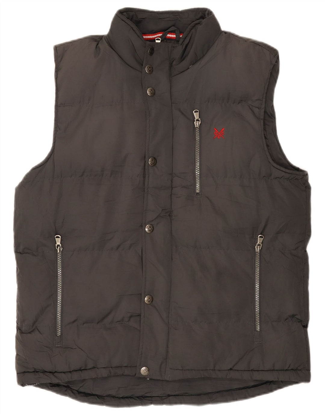 Besætningsbeklædning Herre Polstret Gilet UK 38 Medium Grey Polyester