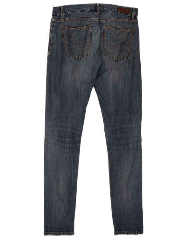 Женские джинсы скинни Levi's США 4, маленькие W27 L33, синие, хлопок