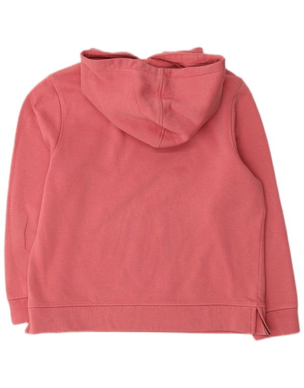 Damska bluza z kapturem Tommy Hilfiger z grafiką UK 14, średnia różowa bawełna