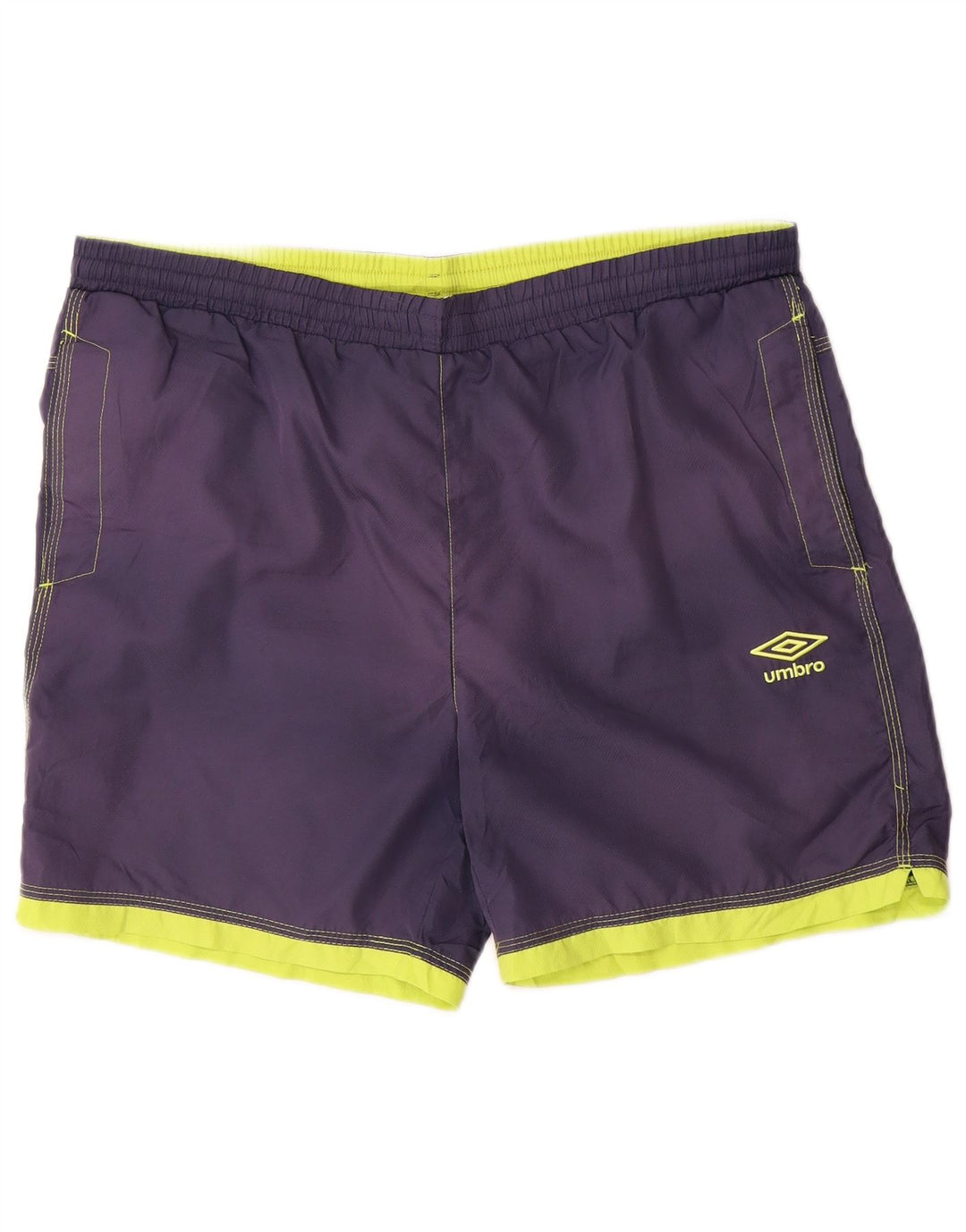 Umbro Herren-Sportshorts, Mittelgroßes marineblaues Colourblock-Polyester