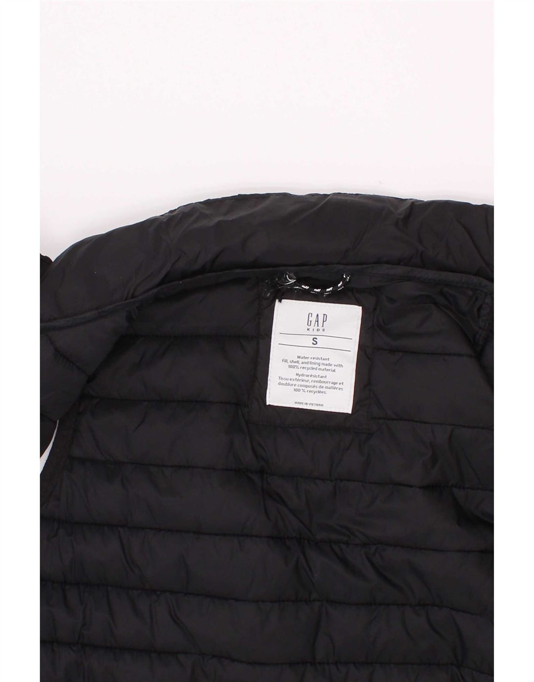 Gap Boys Padded Gilet 6-7 Years Small Navy Blue Nylon