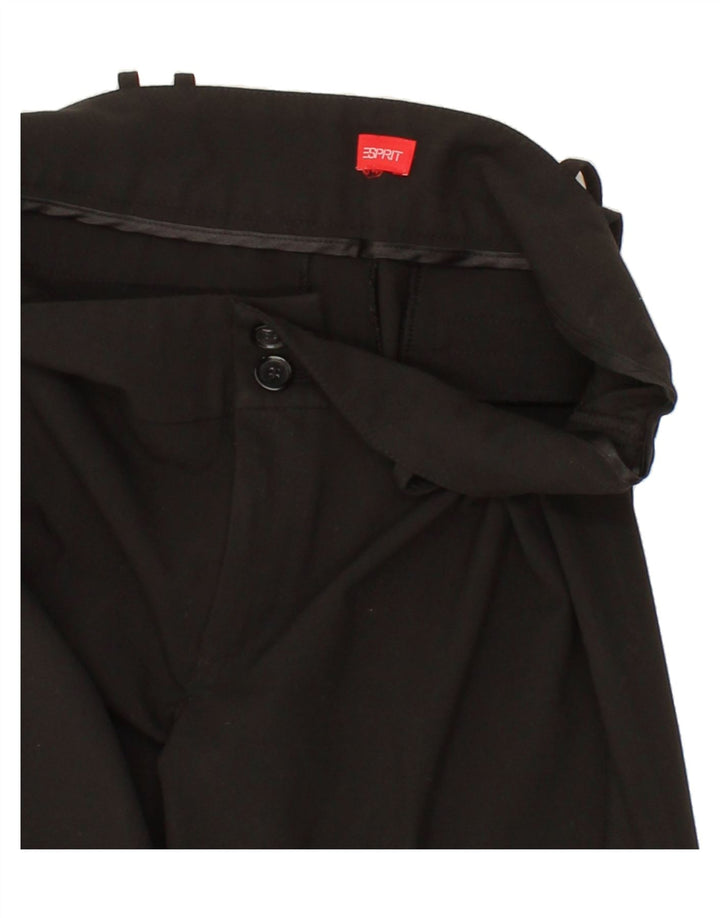 ESPRIT Womens Straight Casual Trousers W32 L33  Black Polyester Vintage Esprit and Second-Hand Esprit from Messina Hembry 