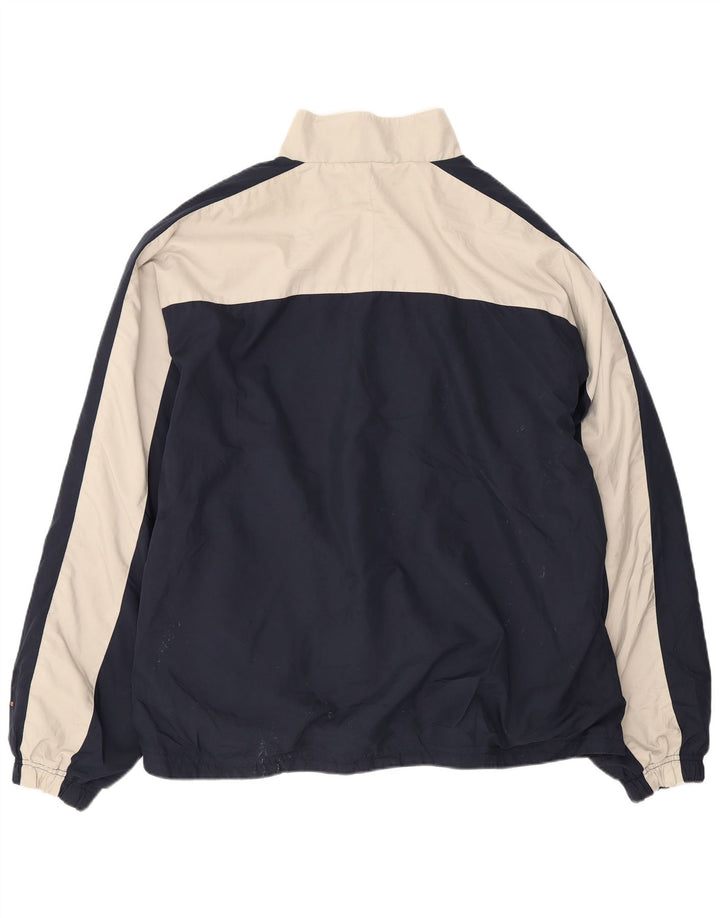 Ellesse Giacca da uomo pullover da tuta da uomo color block medio blu navy