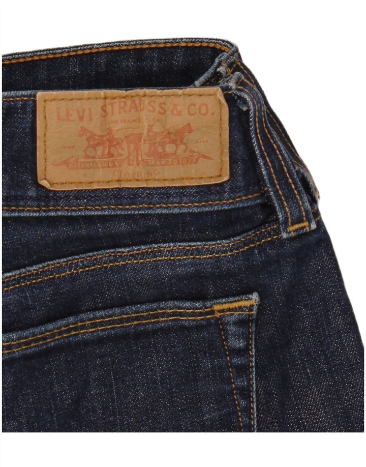 LEVI'S Womens Straight Jeans W28 L27 Navy Blue