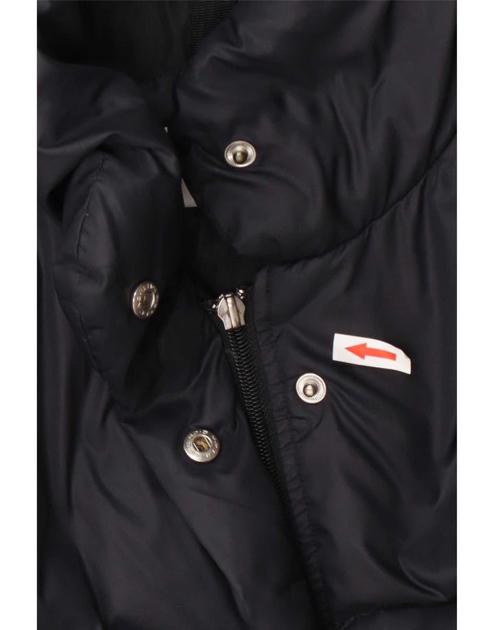 Diadora Manteau rembourré pour femme UK 12 Medium Bleu Marine Polyamide
