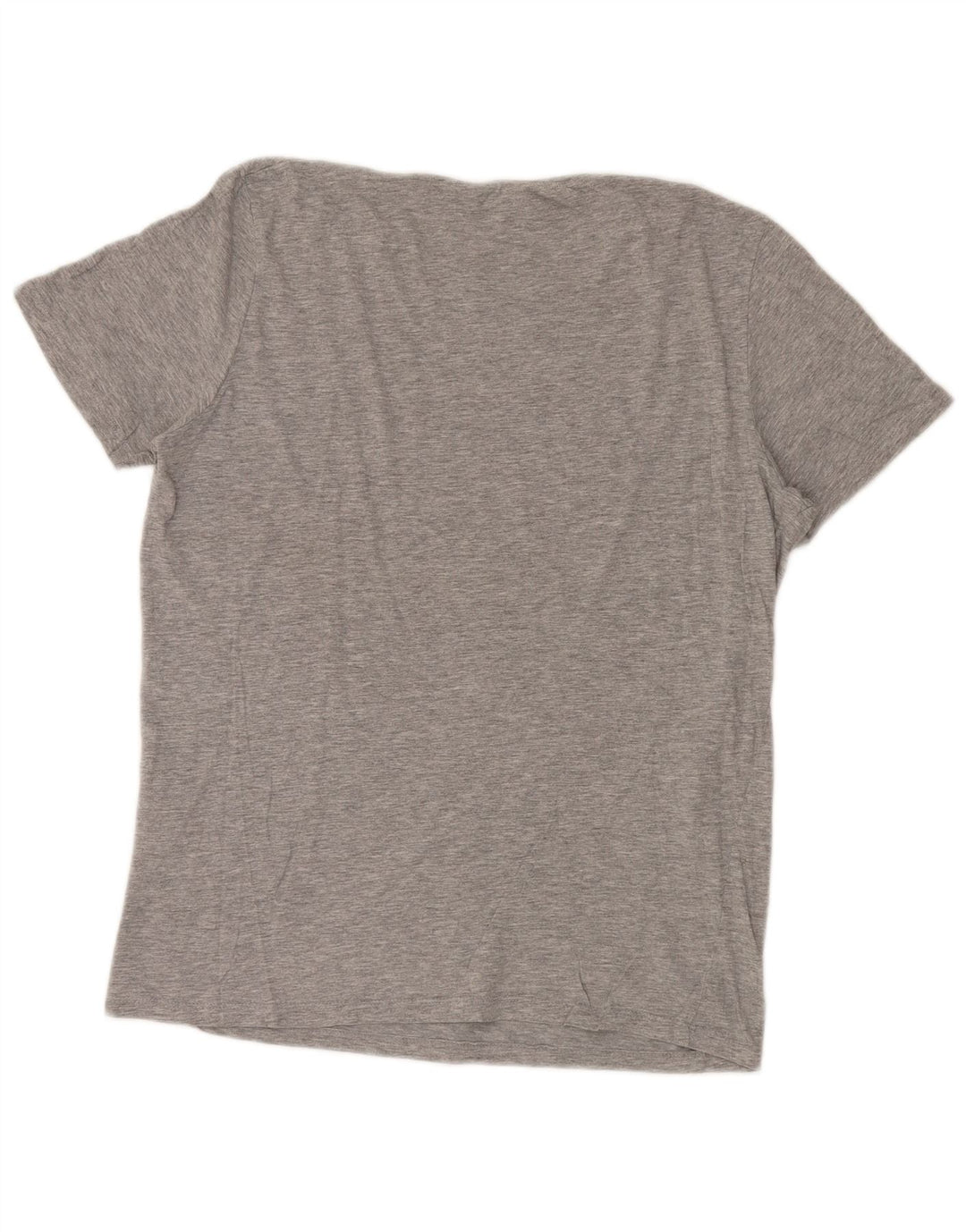 JACK & JONES T-shirt da uomo Top Large in viscosa grigia