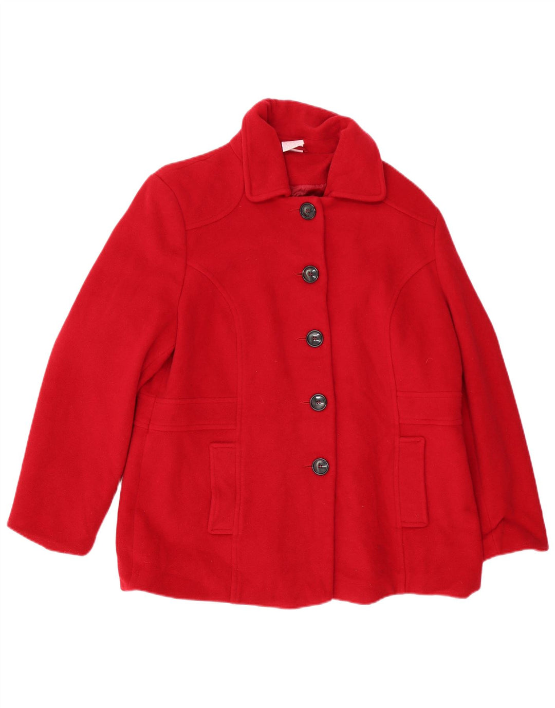 Vintage Womens Jacket EU 46 XL Red Wool