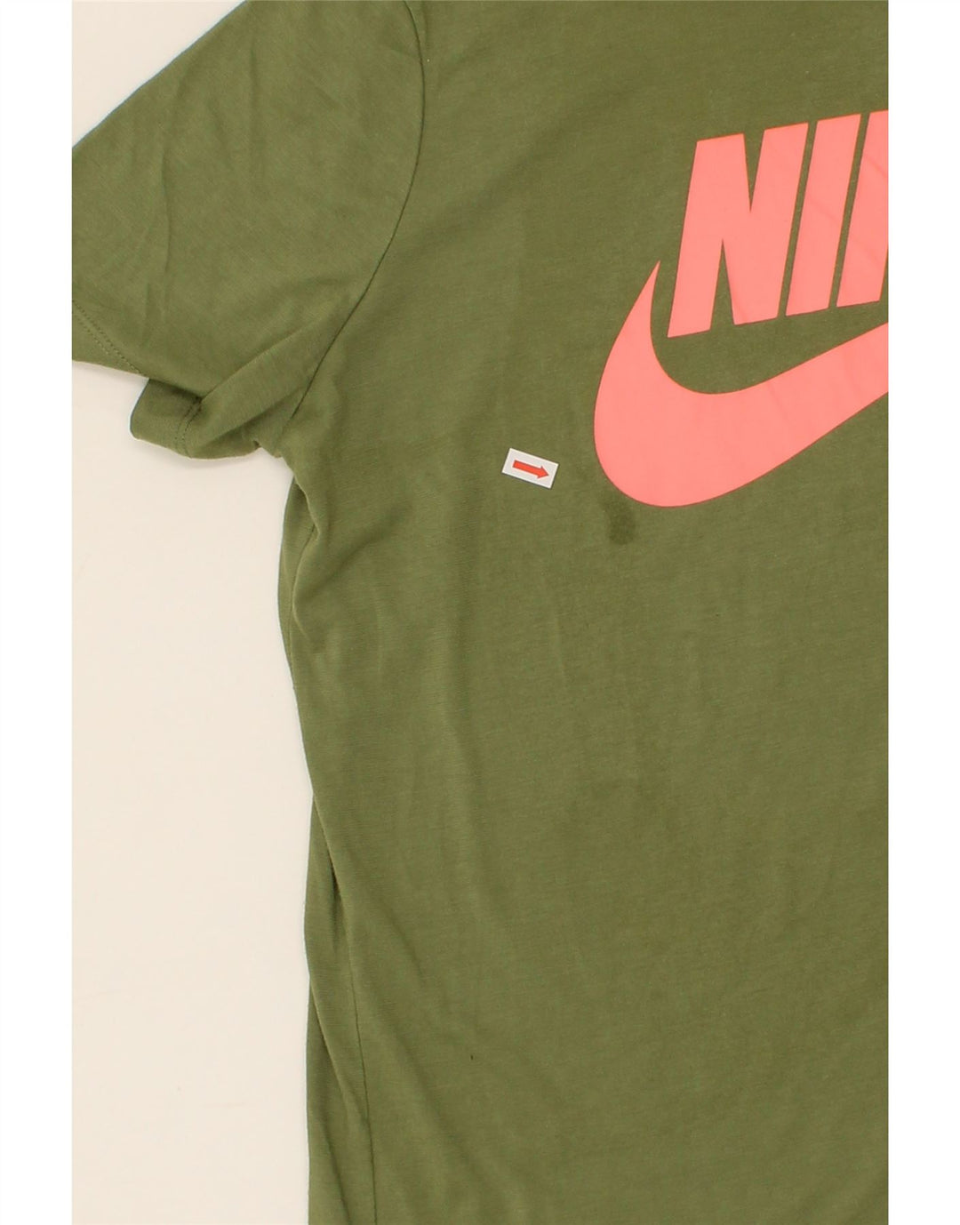NIKE Womens Graphic T-Shirt Top UK 16 Large Green Polyester Vintage Nike and Second-Hand Nike from Messina Hembry 