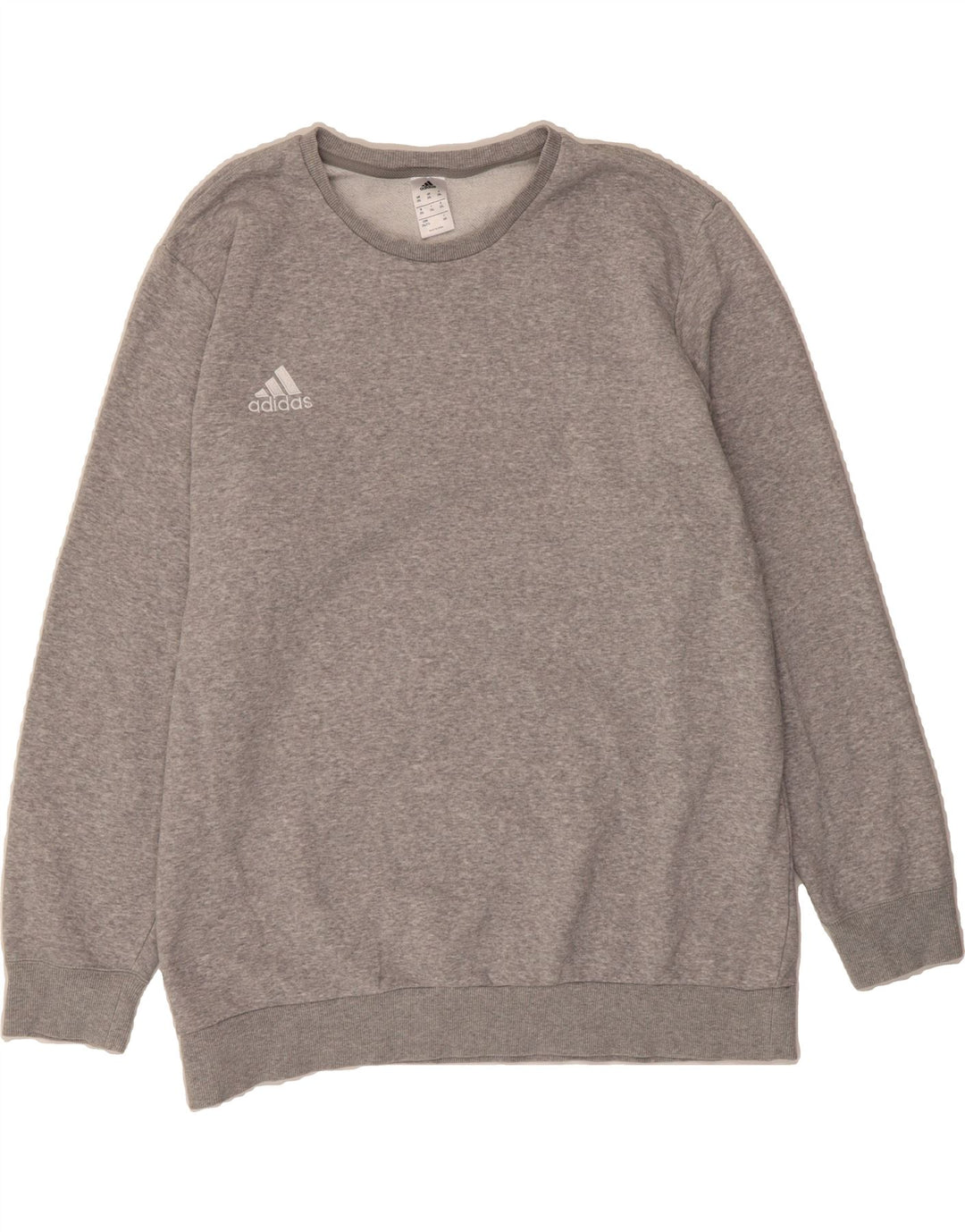 ADIDAS Mens Sweatshirt Jumper 2XL Grey Cotton Vintage Adidas and Second-Hand Adidas from Messina Hembry 