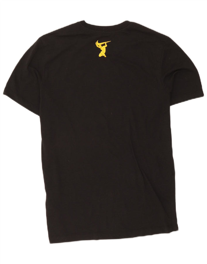 Nike Womens Graphic T-Shirt Top UK 14 Medium Black Polyester