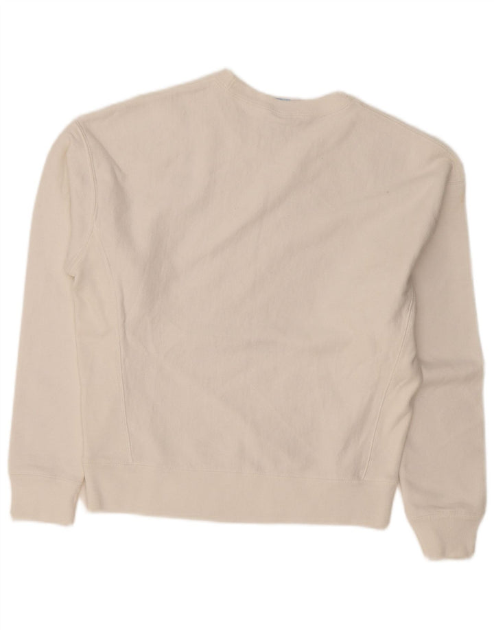 Felpa da donna Champion UK 14 cotone bianco medio