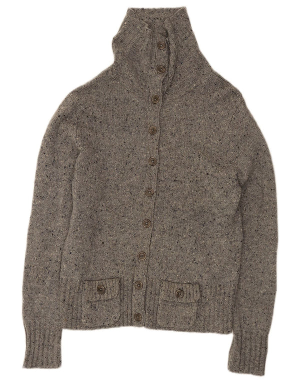 Γυναικείο πουλόβερ με ζακέτα Eddie Bauer UK 16 Large Grey Flecked Lambswool